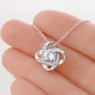 To My Darling - Happily Ever After - Love Knot Necklace