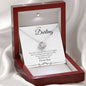 To My Darling - Happily Ever After - Love Knot Necklace